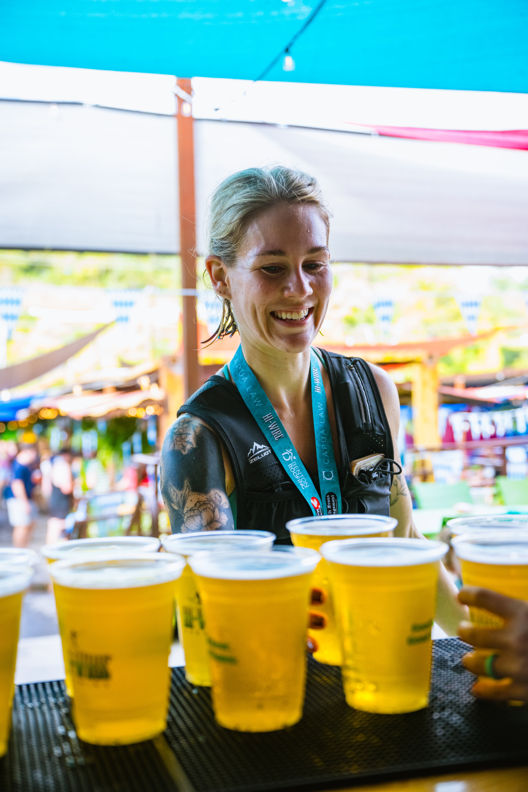 Hi Wire Beer Garden Oktoberfest Half Marathon Event location