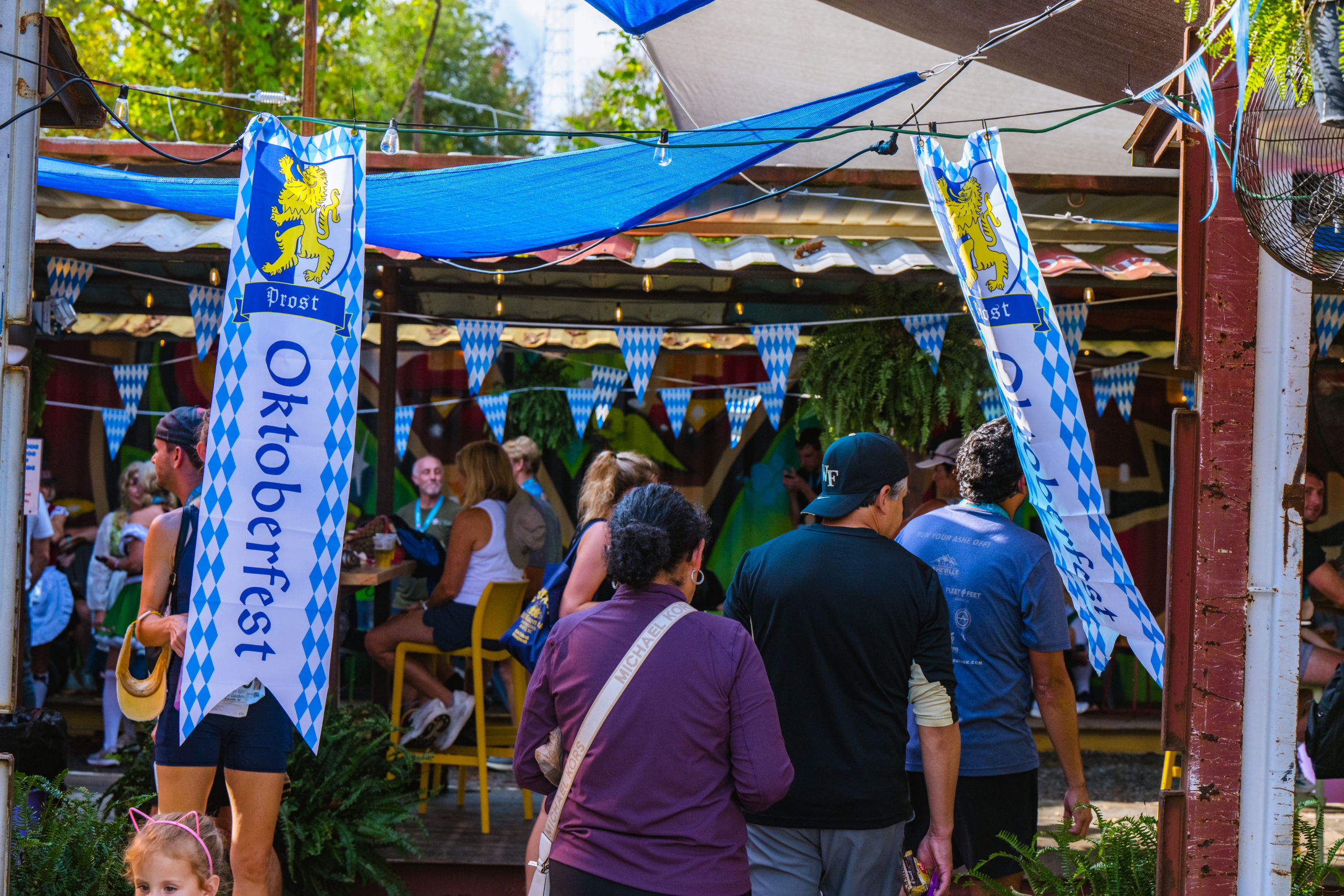 Hi Wire Brewing entrance Oktoberfest Half MArathon event location