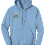 Click to show details - Oktoberfest_hoodie_carolina_blue carolina blue hoodie with a small Oktoberfest Half Marathon logo on the right chest